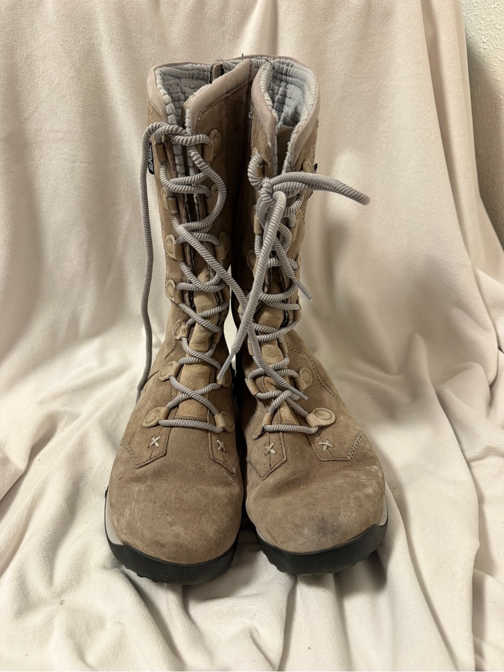 Teva Vero Women's Taupe Lace-Up Suede Boots size 7.5